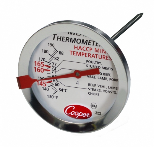 TERMOMETRO INOX AD AGO PER CONTROLLO FRITTURA 0° a 300°C termometri  (strumenti misura)